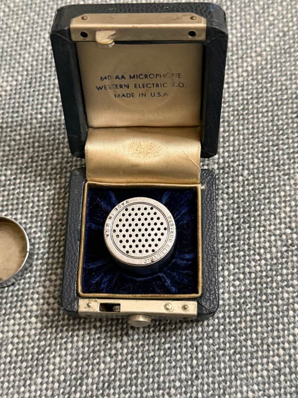 Western Electric 640 AA Microphone Capsule 1940's-1950's image 1