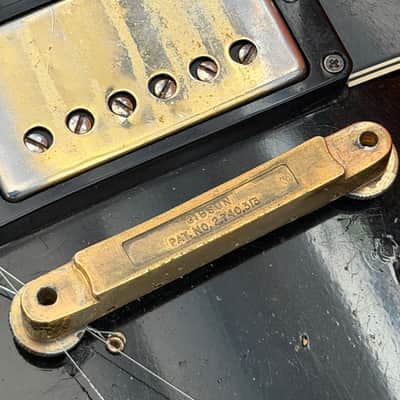 Original Gibson ABR-1 Bridge Patent Number & Tailpiece – Correct for 1968 Les Paul Custom / Early 1969 – 50s Tooling image 17