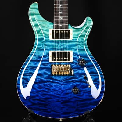 PRS Custom 24 Wood Library w/ 10-Top, Brazilian Rosewood, & 58/15 LT Pickups- Blue Fade 2026 (0423893) image 1