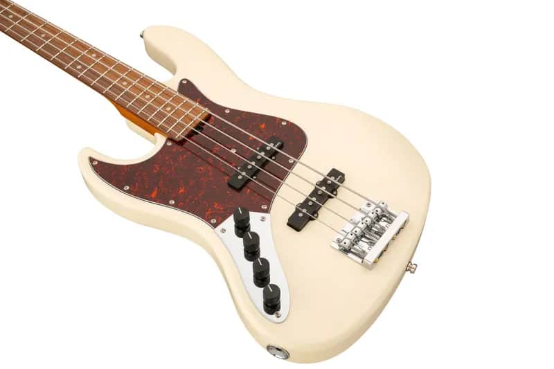 Sadowsky MetroExpress 21-Fret Vintage J/J Bass, Morado Fingerboard, Lefthand, 4-String - Solid Olympic White High Polish image 1