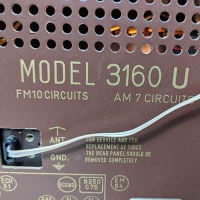 Vintage Grundig Majestic 3160 FM/MPX/AM/Shortwave/UHF Radio MCM Style And Incredible Sound! 1960 image 9