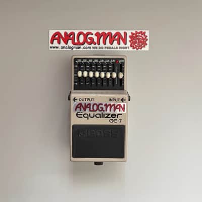 Boss GE-7 Equalizer Pedal - Analogman Pro Mod - EQ Effects Pedal image 1