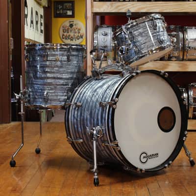 Ludwig Classic Maple Outfit in Sky Blue Pearl 14x20 8x12 14x14 image 1
