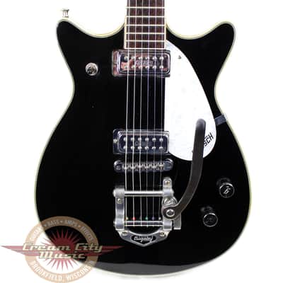 2003 Gretsch G5245T Electromatic Double Jet Electric Guitar Black image 1