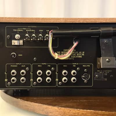 🎶✨ Pioneer SX-737 / SX737 Vintage Stereo Receiver w/ Original Wood Cabinet — Serviced, Cleaned, Tested image 12
