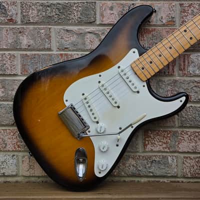 Vintage 1992 Fender Stratocaster American Vintage '57 (1957) Reissue Electric Guitar w/ Original Tweed Case, Paperwork! image 1