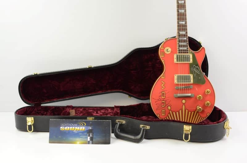 Gibson Custom Shop Les Paul Standard Electric Guitar - Budweiser w/ OHSC Signed image 1