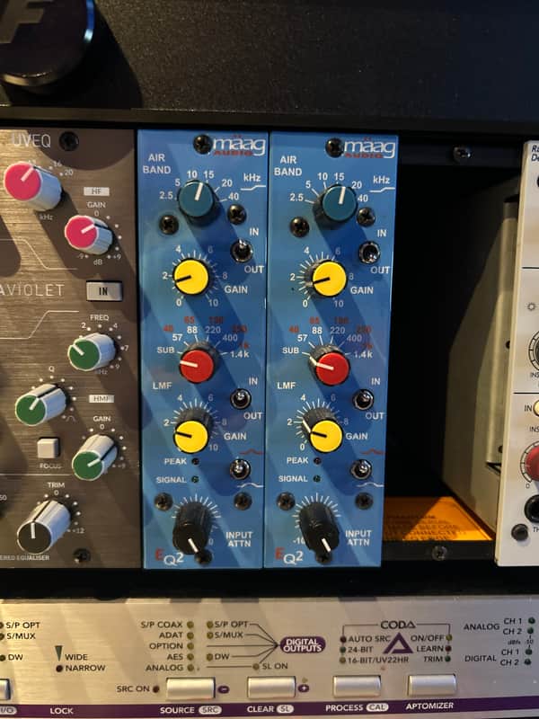Maag Audio EQ2 500 Series Equalizer Module 2010s - Blue image 1
