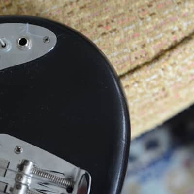1969 Fender Mustang Bass Black Refin image 7