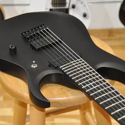IBANEZ RGDRB71 BKF Black Flat / Iron Label Series / 7-String Baritone / RGDRB71-BKF / I251109407 image 5