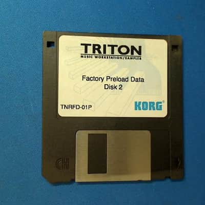 Korg - TNRFD01P, TRITON RACK P.LOAD DISK 2