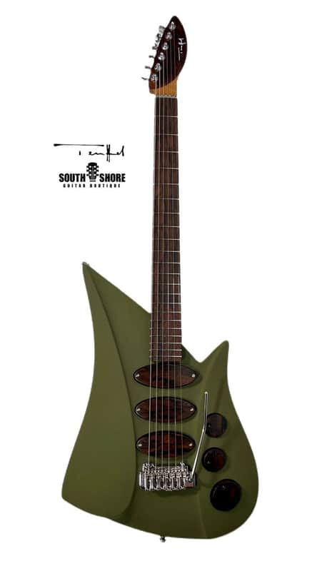 Teuffel Guitars Niwa Custom 2022 Olive / Ziricote Brand New (Authorized Dealer) image 1