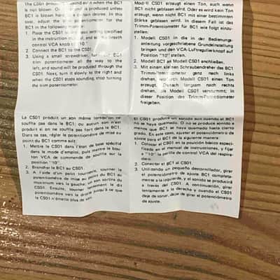 RARE Yamaha BC1 Breath Controller for DX7 DX100 DX11 CS-01 CS01 VL70-m VL1 - BC-1