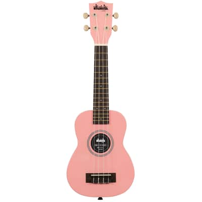 Kala Brand Soprano Ukulele & Bag Ukadelic Flamingo Pink image 4
