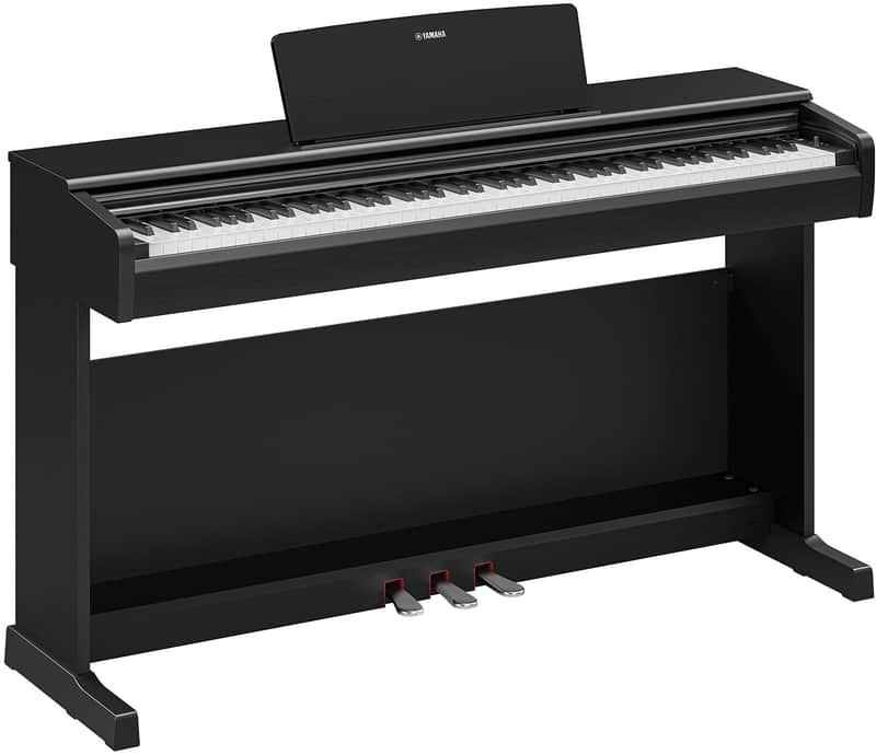 Yamaha YDP-146B, GHS Weighted 88 Note Upright Digital Piano - Black image 1
