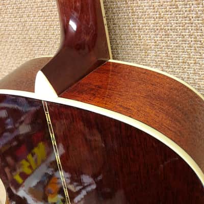 Dean Studio S Deluxe VS (Vintage Sunburst) Acoustic Guitar, Solid Spruce Top, Mahogany, Bag image 11