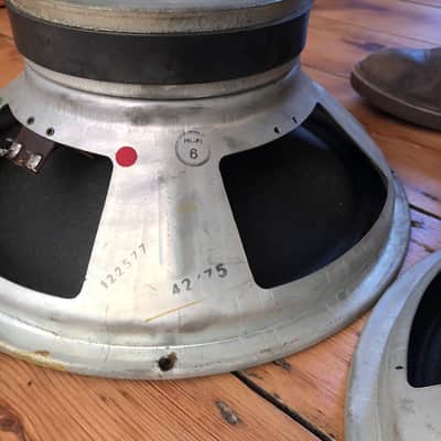 Pair of 2x12 Fane 12” 60w - 16 ohm guitar speakers from ‘77 image 6