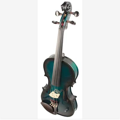 Barcus-Berry BAR-AEG | Vibrato-AE Acoustic-Electric Violin, Metallic Green Burst image 1