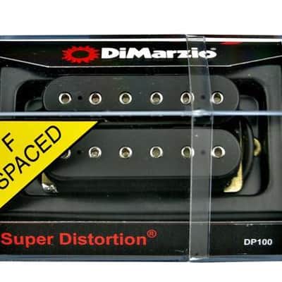 DiMarzio® DP100 Super Distortion Humbucker Pickup~Black~F-Spaced~USA~Brand New image 4