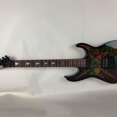 ESP George Lynch GL Black w/ Skulls & Snakes Graphic Electric Guitar New w/ Case - Skull -In Stock! image 14