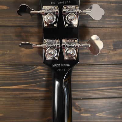 Gibson ES-335 Memphis Bass 4 string 2013 Black Hollow Body w Hard Case / COA image 8