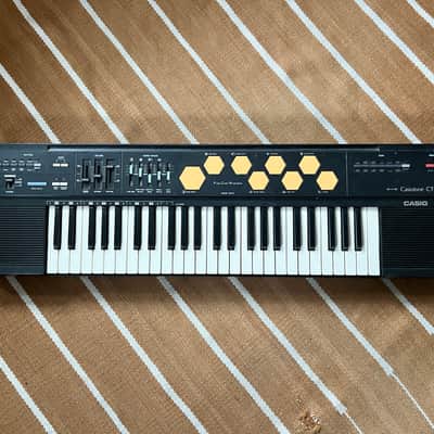 Casio CT-510 Casiotone 49-Key Synthesizer 1980s - Black