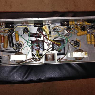 Rare Early DANELECTRO Twin Twelve Super Vibravox Prototype Amp image 14