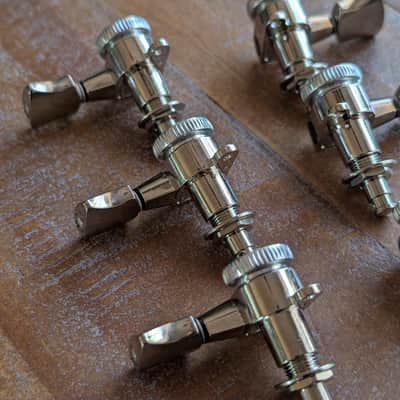 Gotoh Gretsch Branded Magnum Locking Tuning Pegs Nickel EXCELLENT image 9