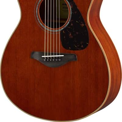 Yamaha FS850 Concert Acoustic Guitar Mahogany image 1