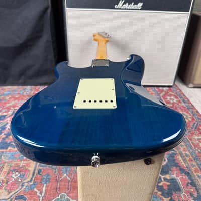 Fender FSR Quilt Top Stratocaster Model ST62-QT-AQB - Aquamarine Blue image 12
