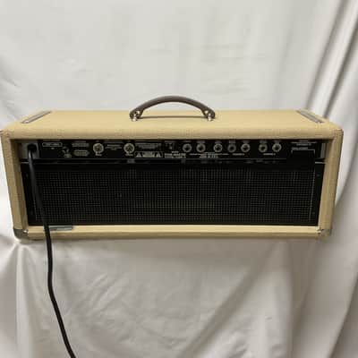 1994 Fender Tone-Master 2-Channel 100-Watt 2x12 Piggyback Amp Blonde / Oxblood image 3