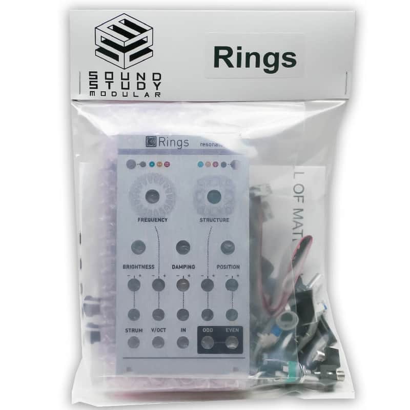Rings Kit, Metal Panel -  Eurorack Oscillator Module Kit by Sound Study Modular image 1