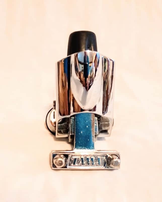 TAMA VINTAGE PICCOLO SNARE DRUM STRAINER/THROW OFF WITH SCREWS - CHROME - FREE SHIP TO C-USA image 1