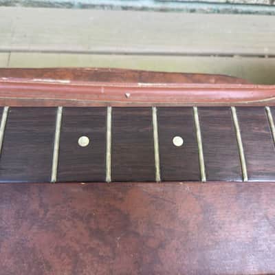 Vintage 1962 Gibson EB-0 Bass Guitar Husk Project w/ Original Softshell Case! image 11