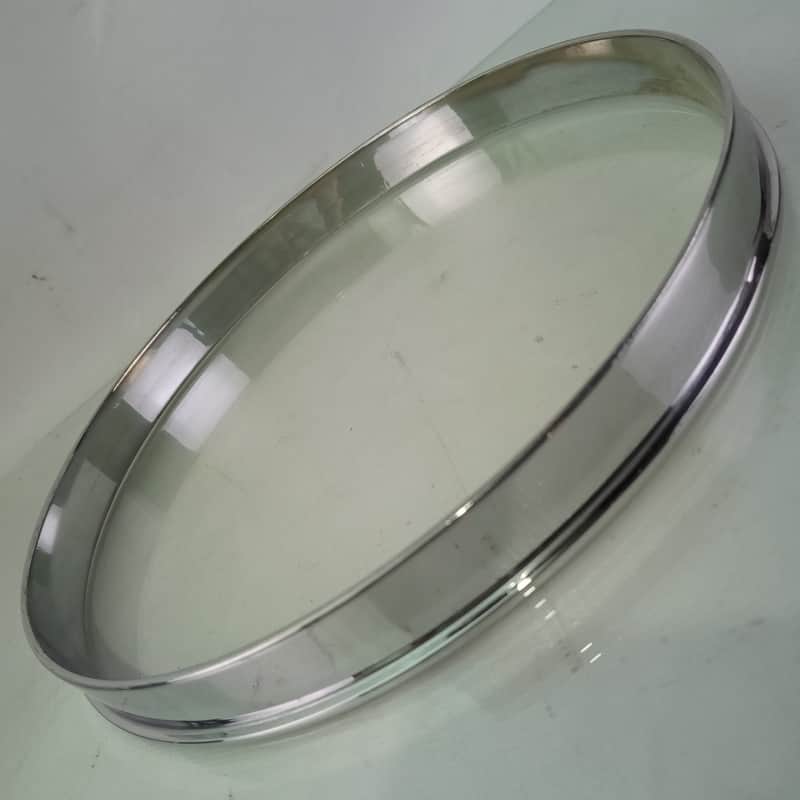 Gretsch 8" Single-Flange Tom Drum Batter Rim/Hoop Brass COB Chrome Vintage 2.3mm image 1