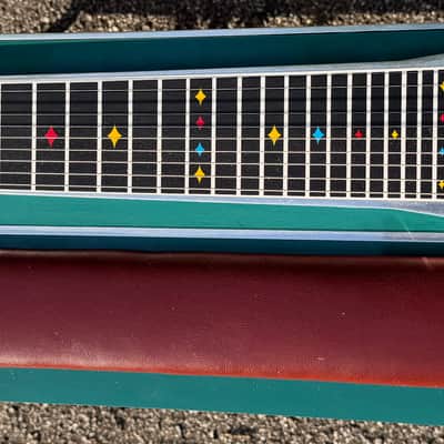 Pedalmaster The General SD-10 Pedal Steel Electric Guitar W/OHSC Teal Green image 3
