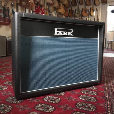 Park 2x12" Custom Guitar Amp Speaker Cabinet - Black Tolex w/ Blue Grille image 1