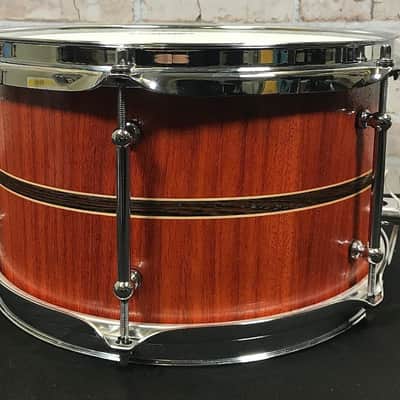 Doc Sweeney ( Danville Drumworks) 7x12 Padauk w/ Wheat Stripe image 5