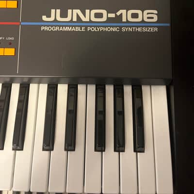 Roland Juno-106 61-Key Programmable Polyphonic Synthesizer 1984 - 1985 - Black image 4