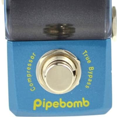 Joyo JF-312 Pipebomb Compressor True Bypass Mini Pedal w/ Patch Cables image 8