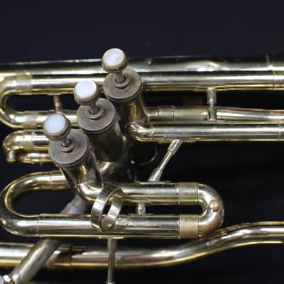 F.E. Olds Baritone (Euphonium) Upright Concert Style Works Great & Complete with Mouthpiece image 3