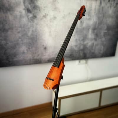 NS Design CR5 Electric Cello (5-String) - Amber Flame Maple - Used in 12 Film Scores image 4