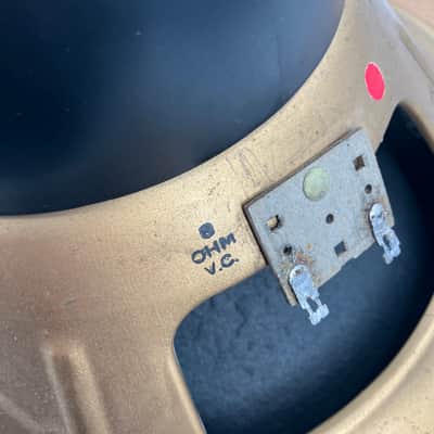 Vox / Oxford Gold Bulldog 122MA8R 12" 8ohm Speaker 1966 image 4