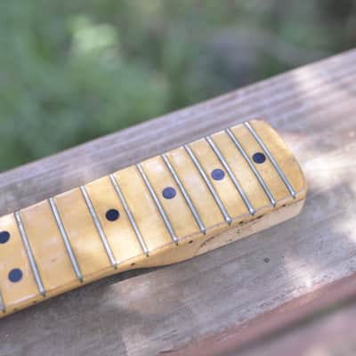 1972 Vintage Fender Stratocaster 3-Bolt NECK Maple Original Frets 1970's Strat Guitar image 12