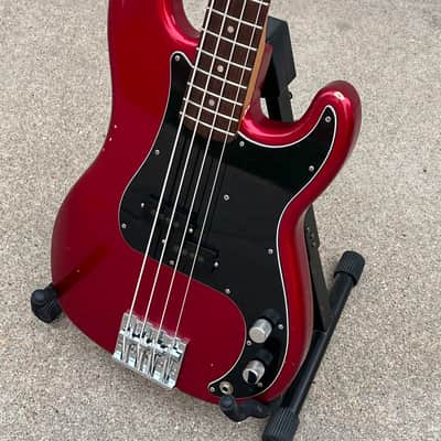 Fender Nate Mendel Artist Series Signature Precision Bass Road Worn P Bass Candy Apple Red image 1