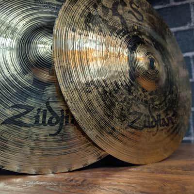 Zildjian S Series 14" Mastersound Hi‑Hat Cymbals – Brilliant Finish – Cutting, Bright, Modern Hi‑Hat Tone – Mastersound Wavy Bottom image 5