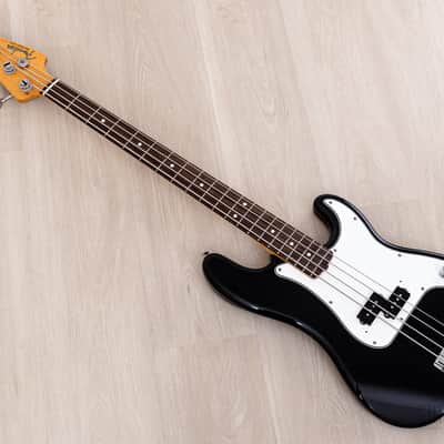 1982 Fender JV Precision Bass ‘62 Vintage Reissue PB62-75 Black w/ Case & Tags, Japan MIJ Fujigen image 12