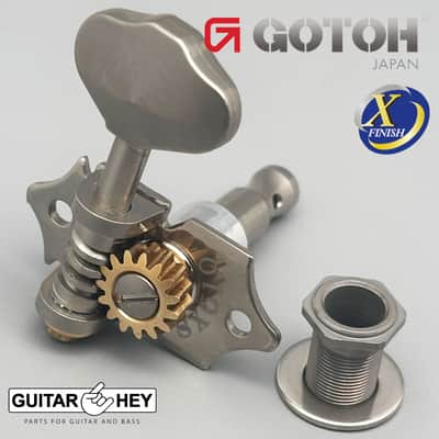 NEW GOTOH SXN510-06M Premium Guitar Tuners Set 15:1 Ratio 3x3 ANTIQUE X-NICKEL