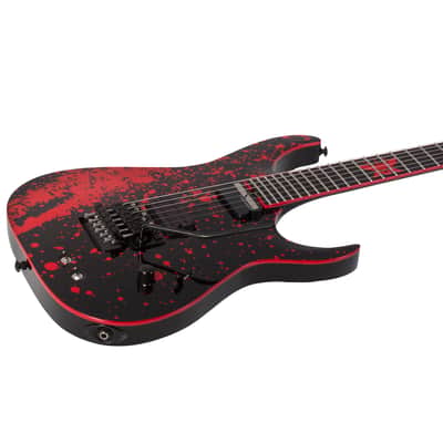 Schecter Sullivan King Banshee 6FRS - Obsidian Blood image 5