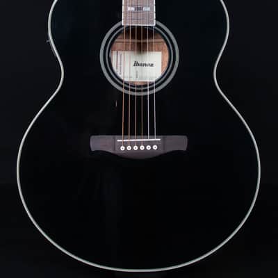 Ibanez AJ70M1 Acoustic Electric, Black High Gloss image 1
